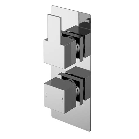 Nuie Sanford Twin Concealed Thermostatic Shower Valve Santw