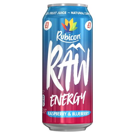 Rubicon Raw Energy Raspberry Blueberry Ml Bb Foodservice