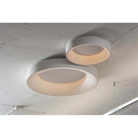 Luz Desing Plafon Led Nbagel Blanco W Dimerizable Moderno Vk