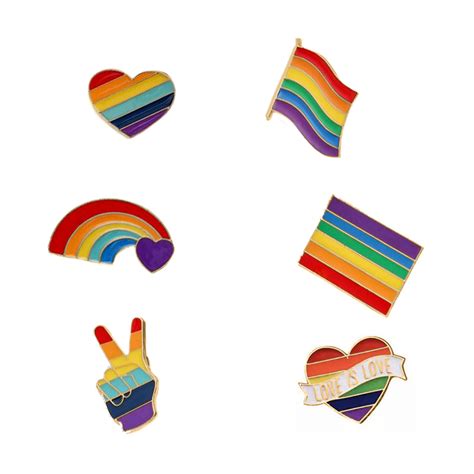 Lgbtq Pins Lgbtq Pin Set Gay Pride Pin Love Is Love Pin Etsy