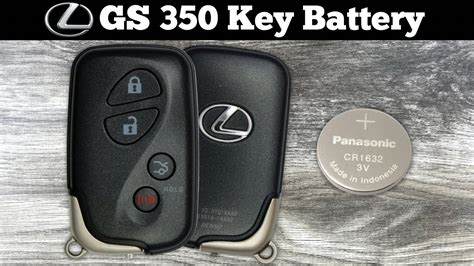 2007 2011 Lexus GS 350 Key Fob Battery Replacement How To Change