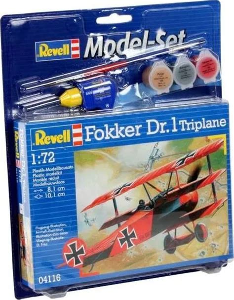 REVELL FOKKER DR 1 Triplane Model Set REV 64116 Model Kit 13 99