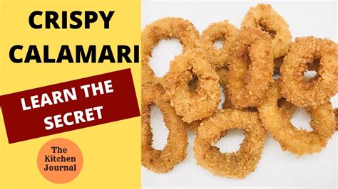 Calamari Squid Rings Recipe Step By Step Video On How To Make