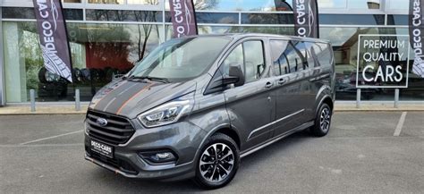 Ford Transit Custom Sport 185pk Magnetic Grey Garage Deco Cars Poperinge