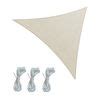 Toldo Vela Totara X X Poli Ster Impermeable Acero Blanco Crema