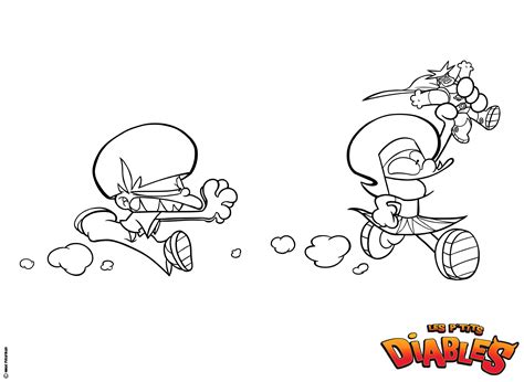 Les P Tits Diables Ouftivi serapportantà Coloriage Diable PrimaNYC