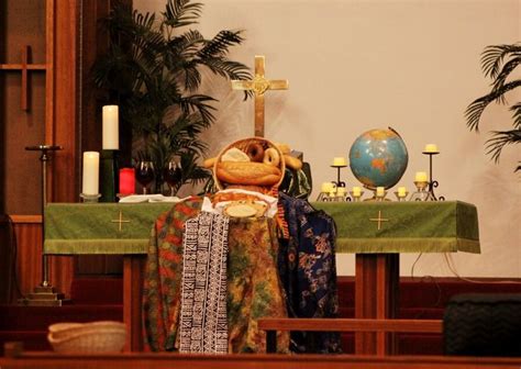 Altar For World Communion Sunday Oct At Morrisville United