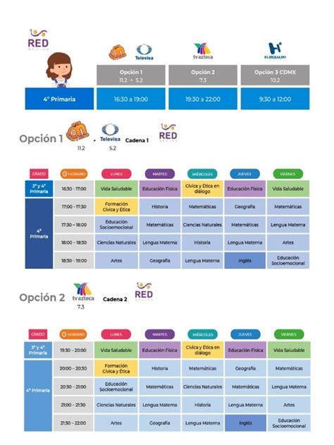 Para Todas Las Etapas Eductivas Horarios Aprende En Casa Clases De La