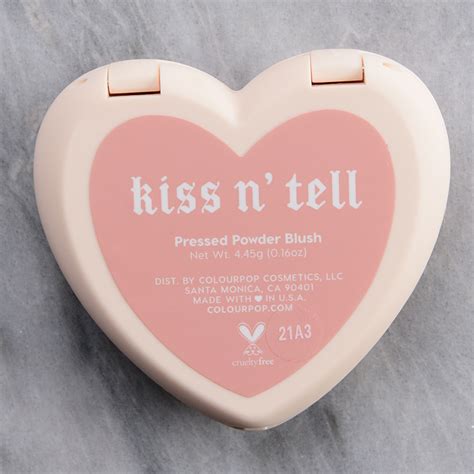 Colourpop Kiss N Tell Pressed Powder Blush Review Swatches Fre