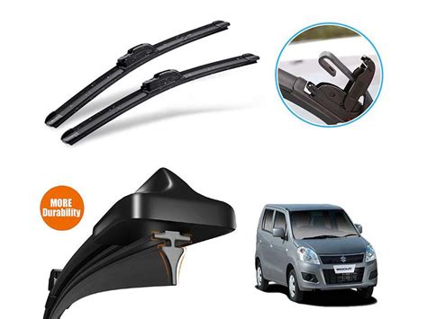 Suzuki Wagon R 2014 2022 Silicone Wiper Blades Soft Rubber Vipers