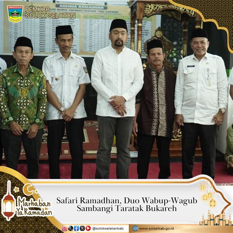 Safari Ramadhan Duo Wabup Wagub Sambangi Taratak Bukareh Pemerintah