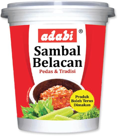 Traditional Hot And Spicy Sambal Belacan Adabi