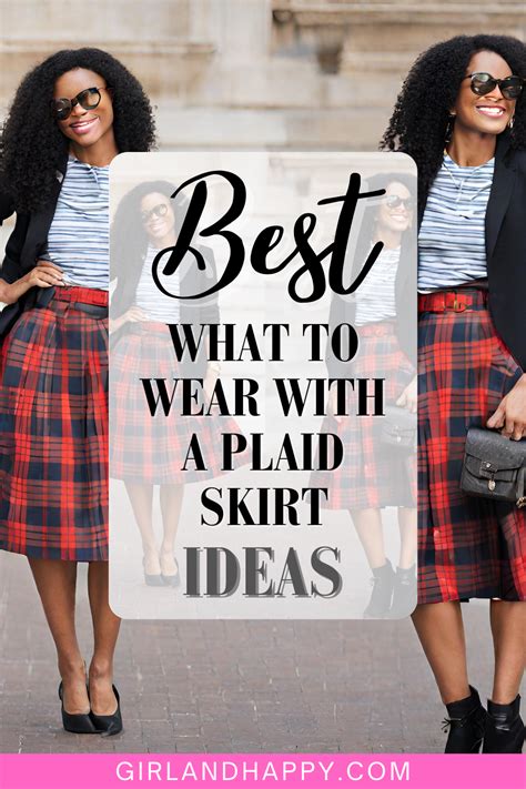 What To Wear With A Plaid Skirt