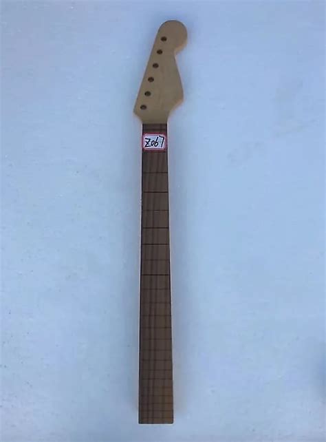 Unfinished Strat Style Guitar Maple Wood Neck With Rosewood Reverb