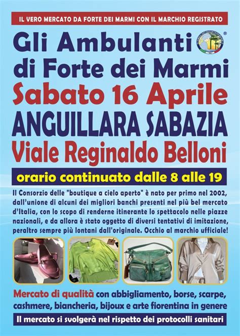 Gli Ambulanti Di Forte Dei Marmi Ad Anguillara Sabazia Roma Il