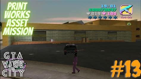 Grand Theft Auto Vice City Print Works Asset Missions GTA Vice City