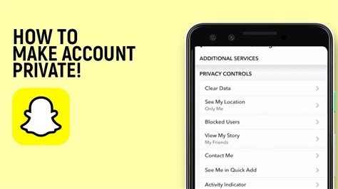How To Make Snapchat Account Private Easy YouTube