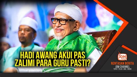 Rentasan Panas Kini Hadi Awang Meroyan Isu Pencen Penjawat