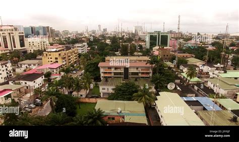 Aerial View Over Lagos Nigeria Stock Photo Alamy