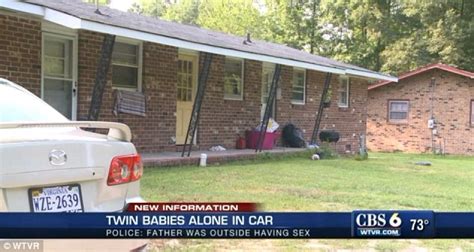 Man Dangerously Left Twins In Hot Car While He Had Sex Outside Apartment Complex Daily Mail Online