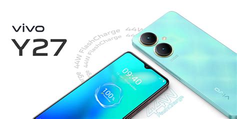 เปิดตัว Vivo Y27 4g มาพร้อมชิป Helio G85 กล้องหลังคู่ 50mp และชาร์จไว