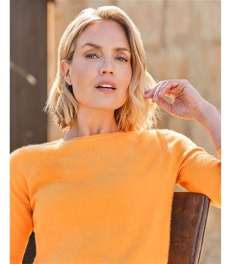 Apricot Cashmere Crew Neck Sweater Woolovers Us