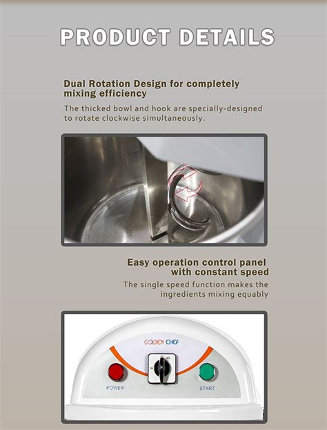 Dough Mixer 35KG 80L Double Active Spiral Mixer Ashine