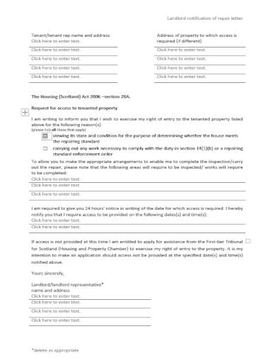 6 Property Inspection Letter Templates Word Pdf