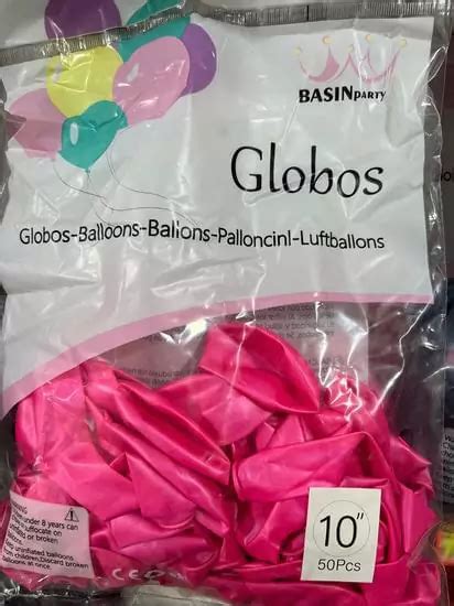 Globos De Latex Pulgadas X Unid Perlado Color Fucsia