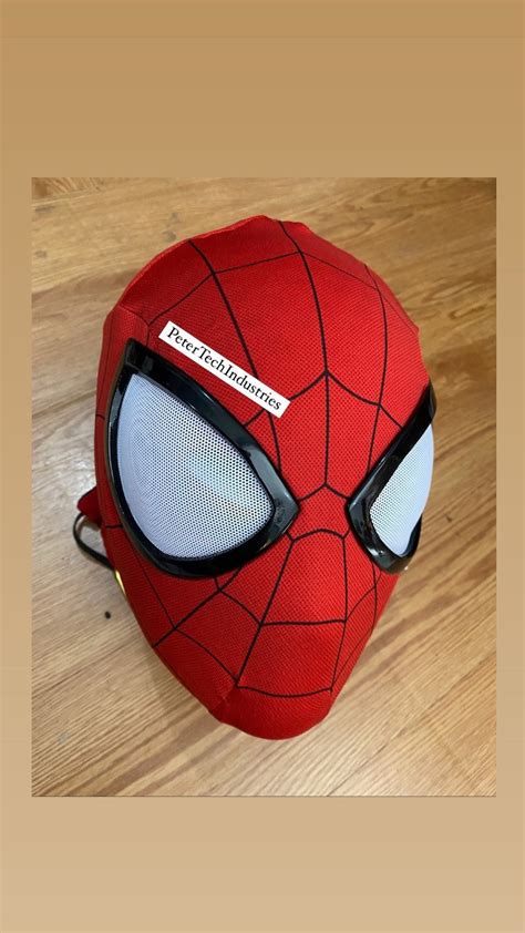 The Amazing Spiderman Faceshell Lenses Mask Ps Replica Etsy