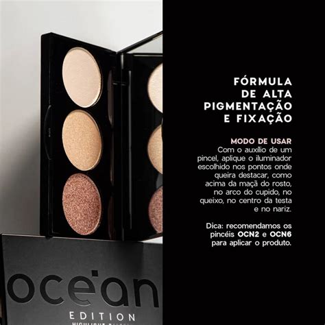 Paleta De Iluminadores Highlight Palette Oceane Edition Box Da