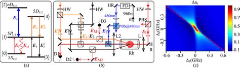 A Five Level Atomic System In Rydberg Eit Rubidium Atom For Dressed Mwm