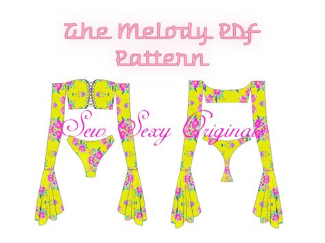 Stripper Sewing Pattern Exotic Dance Wear Sexy Pdf Digital Etsy