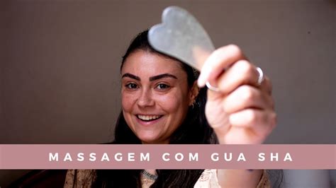 Aprenda A Fazer Massagem Facial Usando Gua Sha Olho Mágico Youtube