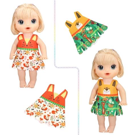 2021 NEW Doll Clothes Fashion Dresses For 12 Inch 30CM Baby 54 OFF