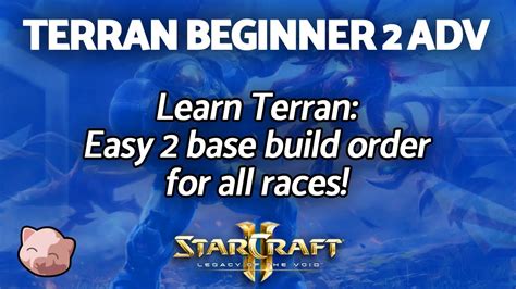 Learn Terran Easy 2 Base Build Order Beginner To Advanced