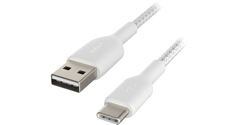 Belkin Boostcharge Braided Usb C To Usb A Cable Cab002bt2mwh Bandh