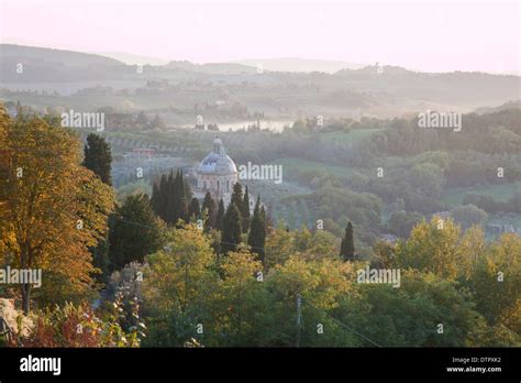 The Sanctuary Of San Biagio A Church In Montepulciano Southern