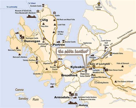 Isle Of Skye Map