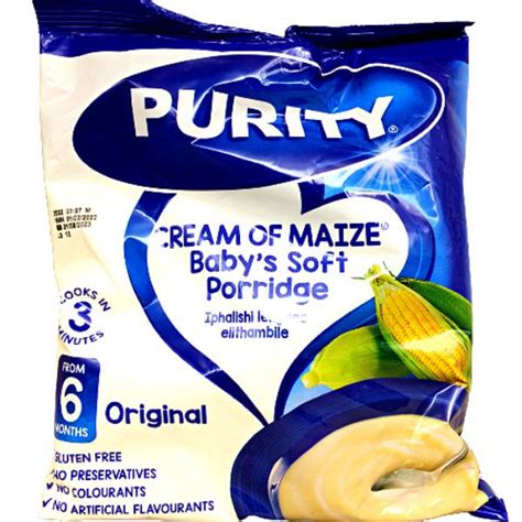 Purity Cream Of Maize Babys Soft Porridge From 6 Months Orig