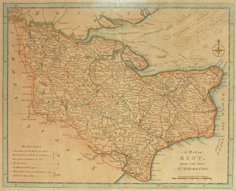 Antique Maps And Prints Of Kent