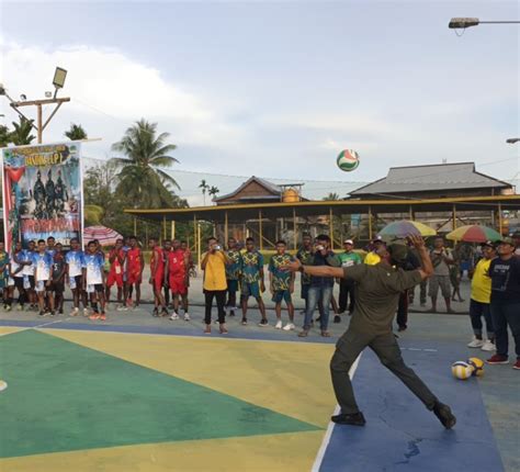 Pembukaan Turnamen Volly Ball Dandim Cup I Dalam Rangka Memperingati