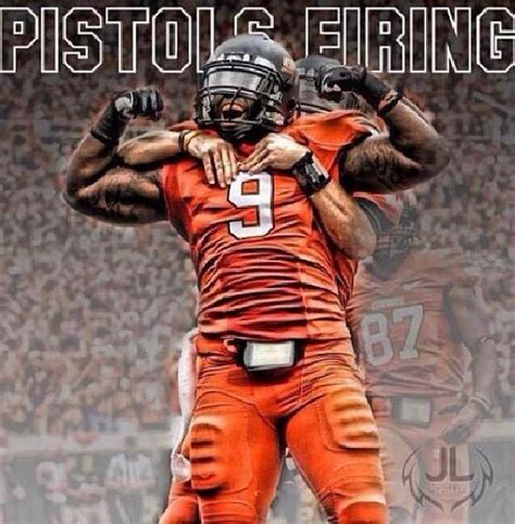 Pistols Firing Osu Cowboys Football Osu Cowboys Oklahoma State