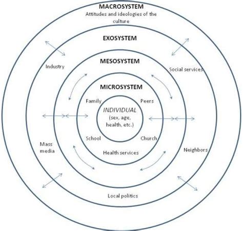 Bronfenbrenner Ecological Systems Theory Diagram Individua