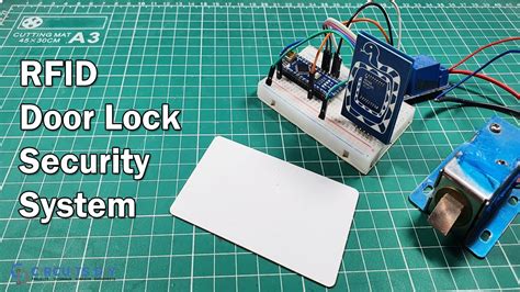 How To Make Rfid Door Lock Security System Using Ryrr S Youtube