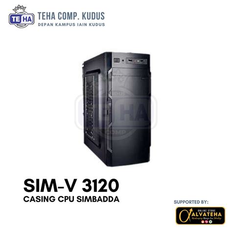 Jual Casing PC Plus PSU Power Supply 380W Simbadda 3120 USB 3 0 Case