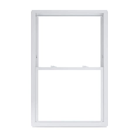 American Craftsman 36 In X 36 In 50 Series Low E Argon Sc Glass Double Hung White Vinyl