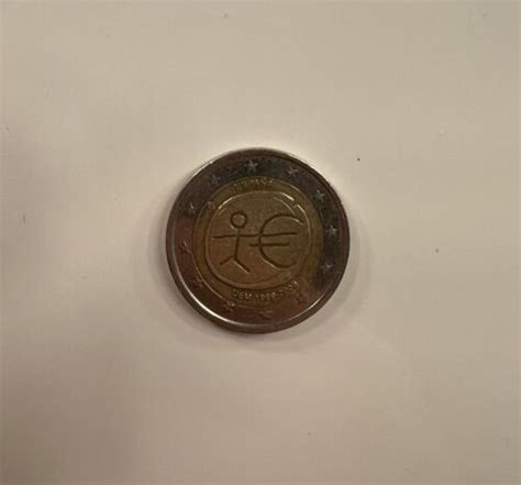 seltene 2 euro münze Strichmännchen Fehlprägung UEM 1999 2009 ESPAÑA eBay