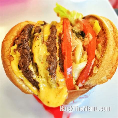 Onion Wrapped Flying Dutchman Burger In N Out Secret Menu