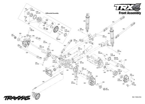 Exploded View Traxxas Trx 4 Land Rover Defender Front Part Astra